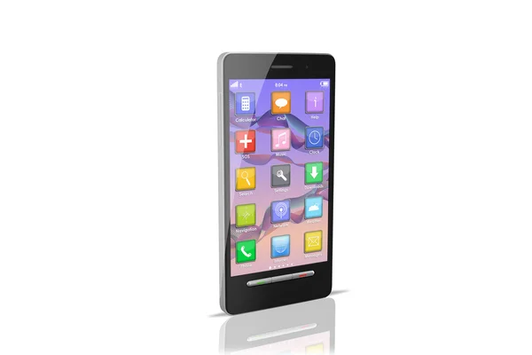 Touchscreen smartphone — Stock Photo, Image