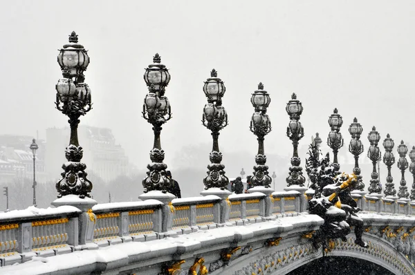 Winter in der Stadt — Stockfoto