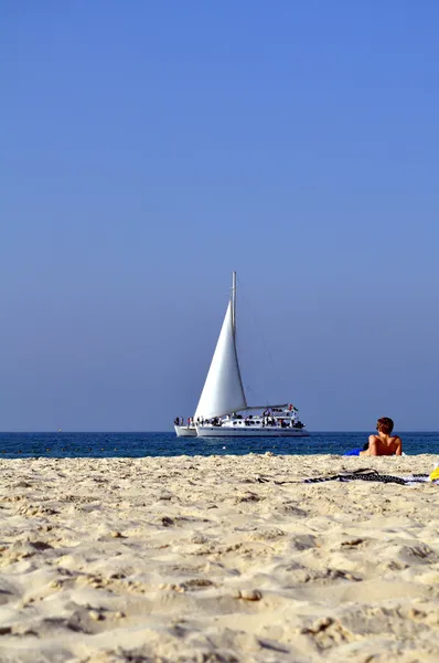 Piękna plaża — Zdjęcie stockowe