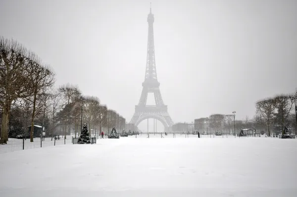 Paris kışın — Stok fotoğraf