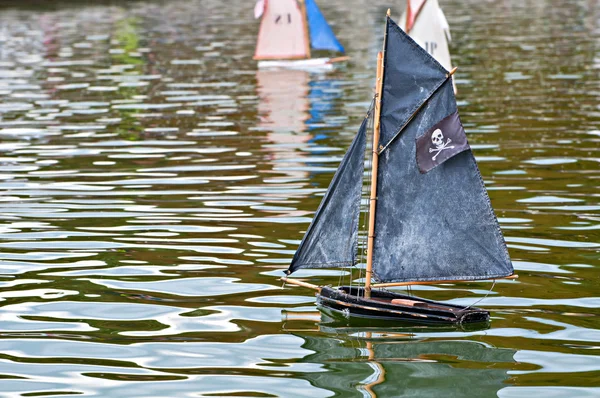 Toy pirate ship — Stock Photo, Image