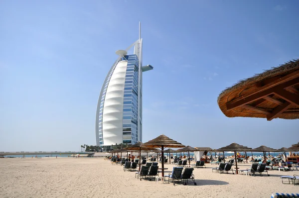 Burj al arab v Dubaji, jak je vidět na 9 ledna 2013 — Stock fotografie