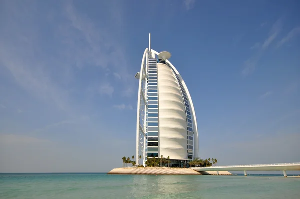 Burj Al Arab en Dubai, visto el 9 de enero de 2013 — Foto de Stock