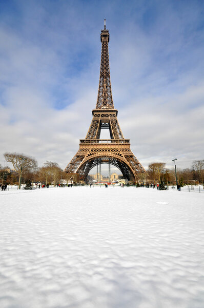 Зима в Париже
