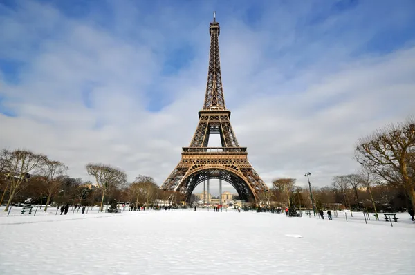 Paris kışın — Stok fotoğraf