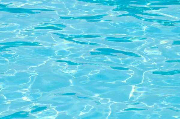 Shiny blue pool surface — Stock Photo, Image