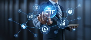 ETF Borsası borsa ticaret yatırımı finansal konseptini takas etti