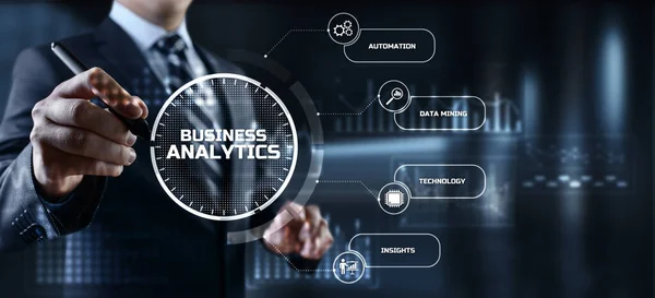 Business analytics BI intelligence Big data analyze concept — Stock fotografie