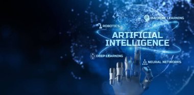 Yapay zeka derin makine öğrenmesi. Robotik kol 3d oluşturma