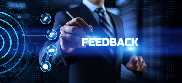 Feedback customers satisfaction review marketing concept — Stock Photo, Image