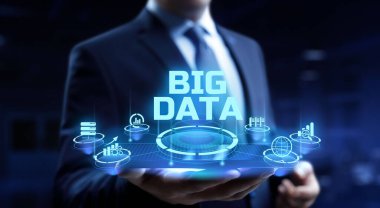 Büyük Veri Bilimi Analiz Analizi İş Teknolojisi Kavramı.