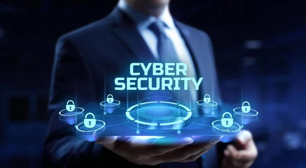 Cyber security Protezione dei dati Informativa privacy antivirus virus defence Internet technology concept. — Foto Stock