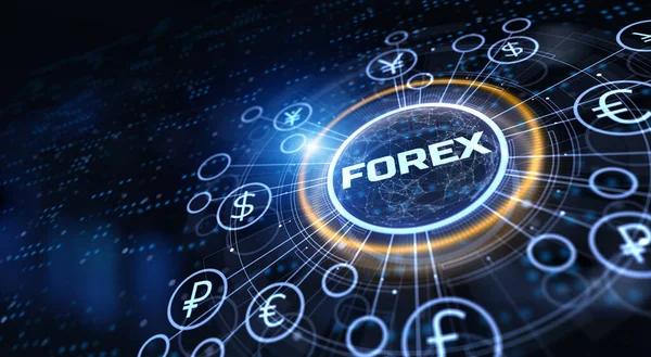 Forex exchange stock trading business finance concept — Stockfoto