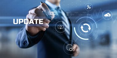 Sanal ekranda Yazılım Yükseltme Uygulaması yeni sürümünü güncelle.