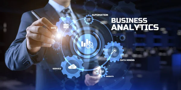Business analytics BI intelligence Big data analyze concept — Stock fotografie