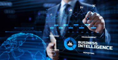 İş zekası BI konsepti zeka analizi Büyük veri analizi