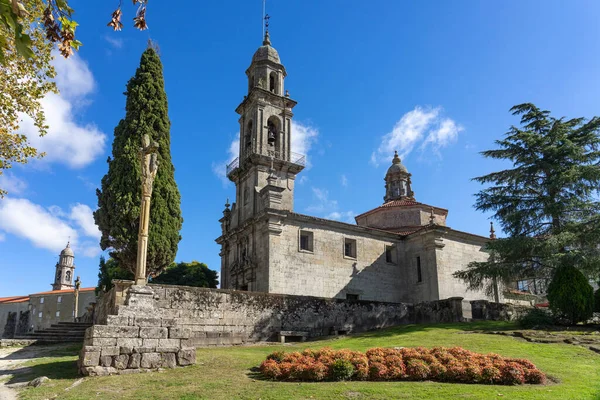 Die Kirche San Bieito Mittelalterlichen Dorf Allariz Orense Galizien Spanien — Stockfoto