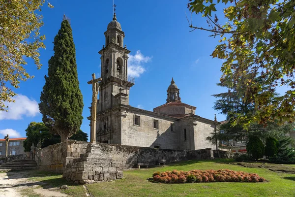 Chiesa San Bieito Nel Borgo Medievale Allariz Orense Galizia Spagna — Foto Stock