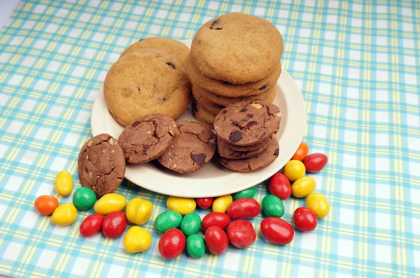 Sweets and biscuits — Stock Photo, Image