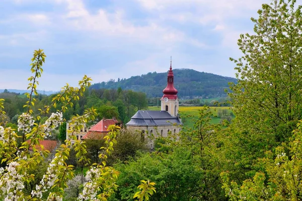 Volfartice District Ceska Lipa Tsjechië Mei 2022 Kerk Van Peter — Stockfoto