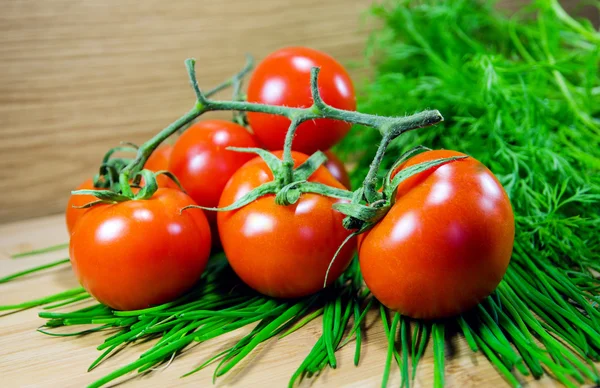 Sappige tomaten — Stockfoto