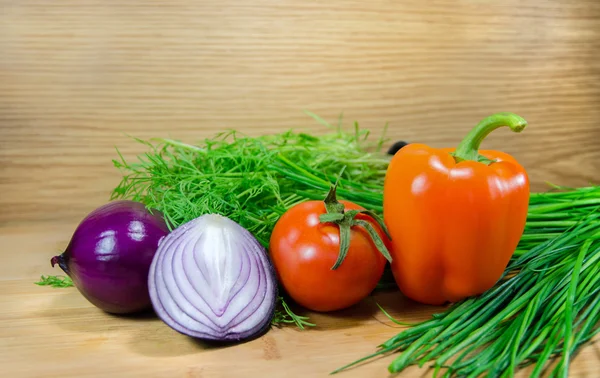 Fresh seasonal vegetables — Stock Photo, Image