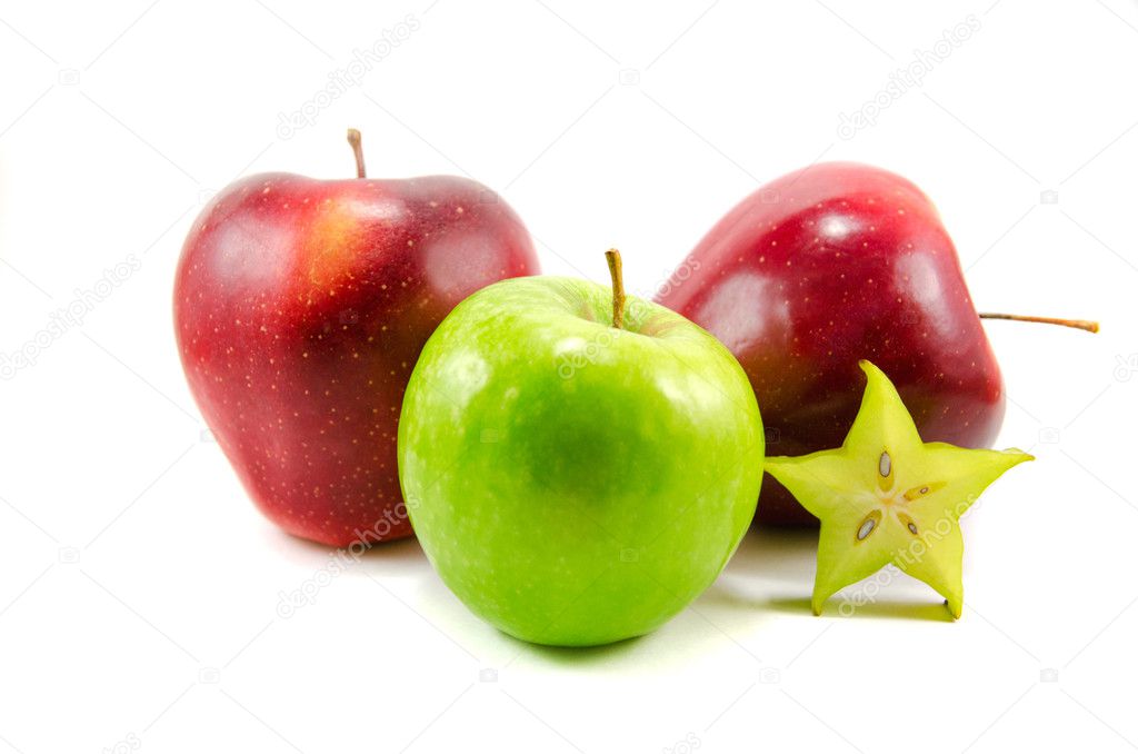 Apples with carambola