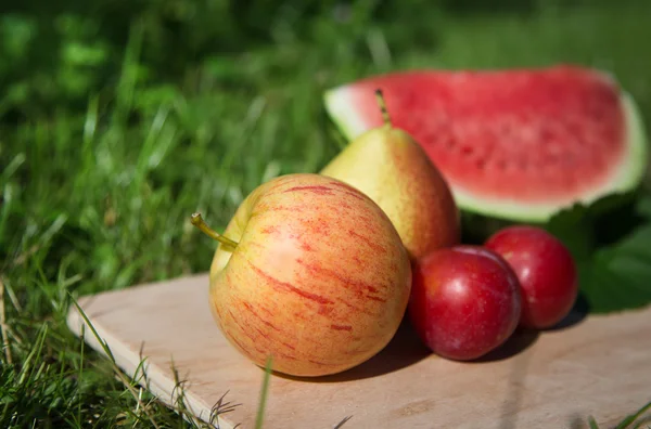 Apple a napfény — Stock Fotó