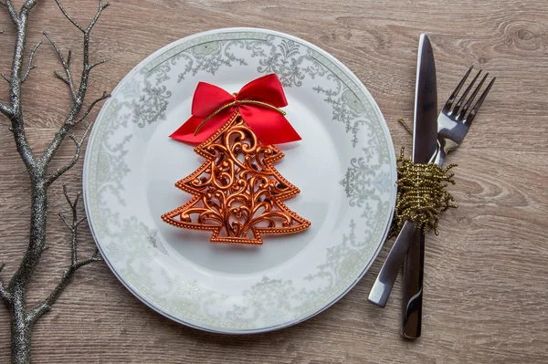 クリスマス テーブル料理 — ストック写真