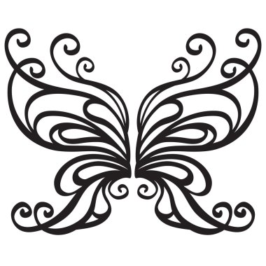 süs vektör kelebek