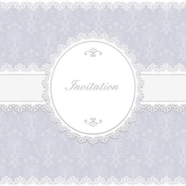 Invitation, anniversary card — Stock Vector