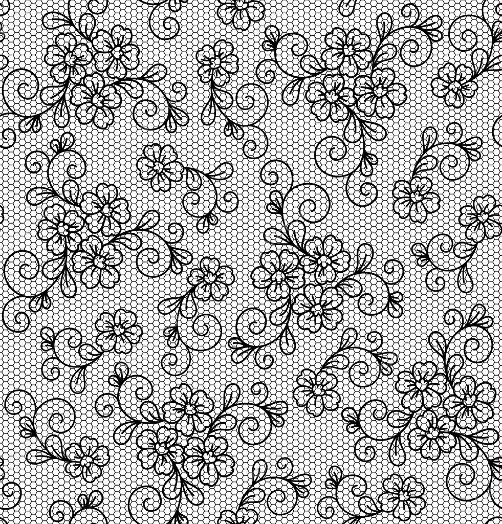 Seamless lace pattern