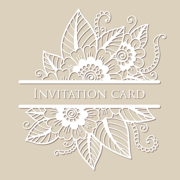 vektör dantel kartı