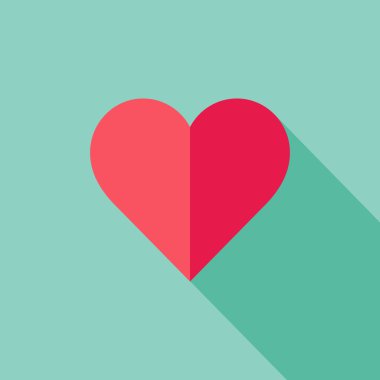 pembe soyut Sevgililer kalp işareti.