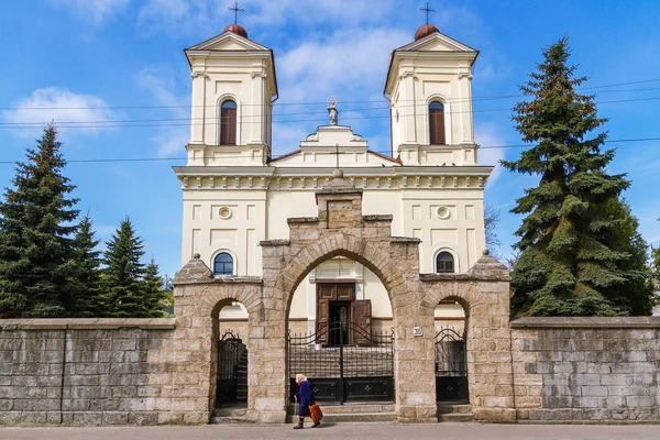 Iglesia de San Estanislao, Kremenets, Ucrania Imagen De Stock