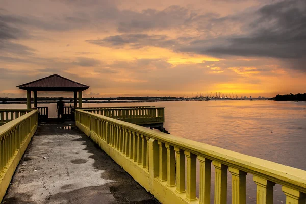Kuala masai gün batımında