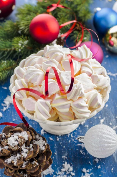 Christmas sweets marshmallow — Stock Photo, Image