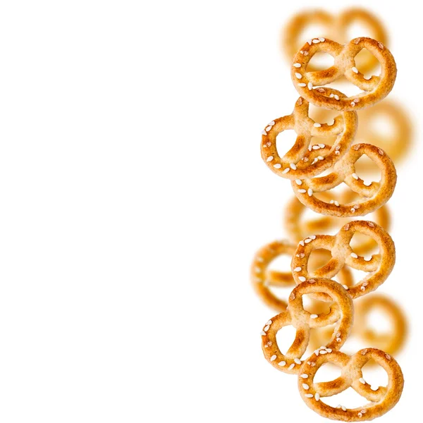 Beyaz arkaplanda çerezler