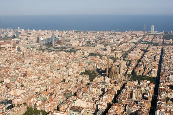 Vue aérienne de Barcelone, Espagne. — Photo