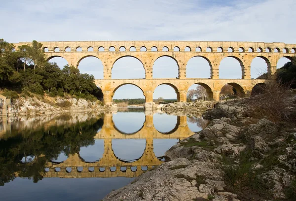 Pont du Gard, Franciaország — Stock Fotó