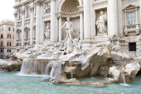 Fontana di Trevi barroca, Roma — Foto de Stock