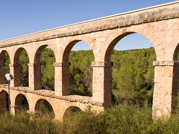 Římský akvadukt v tarragona — Stock fotografie