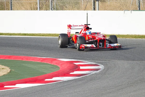 Fernando Alonso - Ferrari F138 — Stockfoto