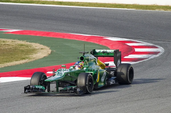 Charles Pic - Caterham CT03 — Zdjęcie stockowe