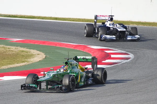 Charles Pic - Caterham CT03 — Stock Photo, Image