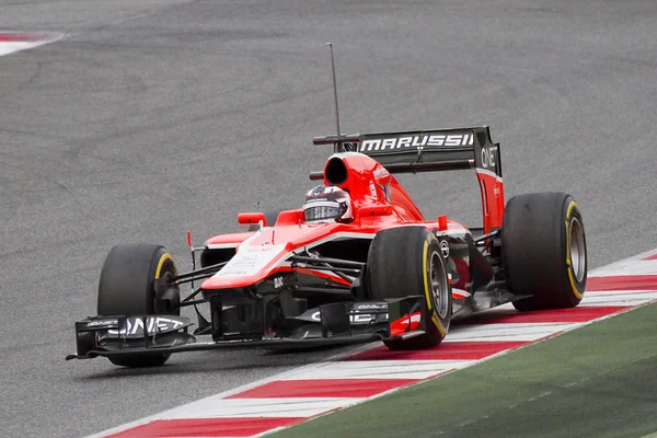 Chilton'ın Max - marussia mr02 — Stok fotoğraf