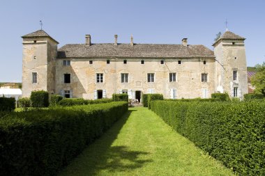 Ozenay castle, France clipart