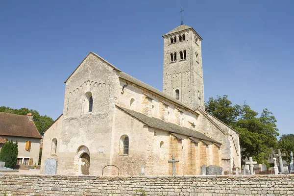 Church of Chapaize, France — Stock Photo, Image