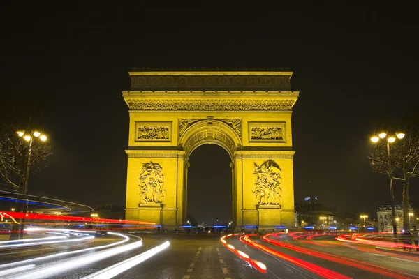 Triumphal Arch in paris — Stock Photo, Image