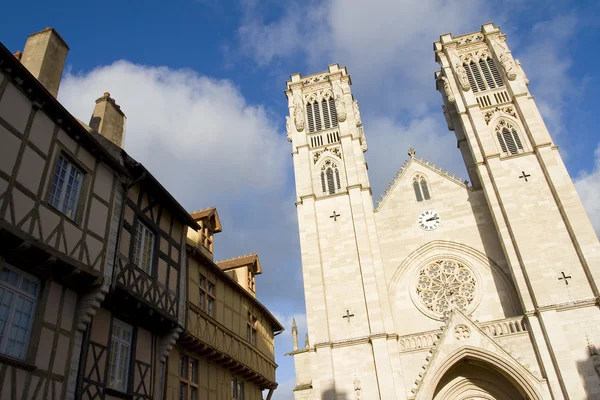 Saint Vincent cathedral of Chalon sur Saone — Stock Photo, Image
